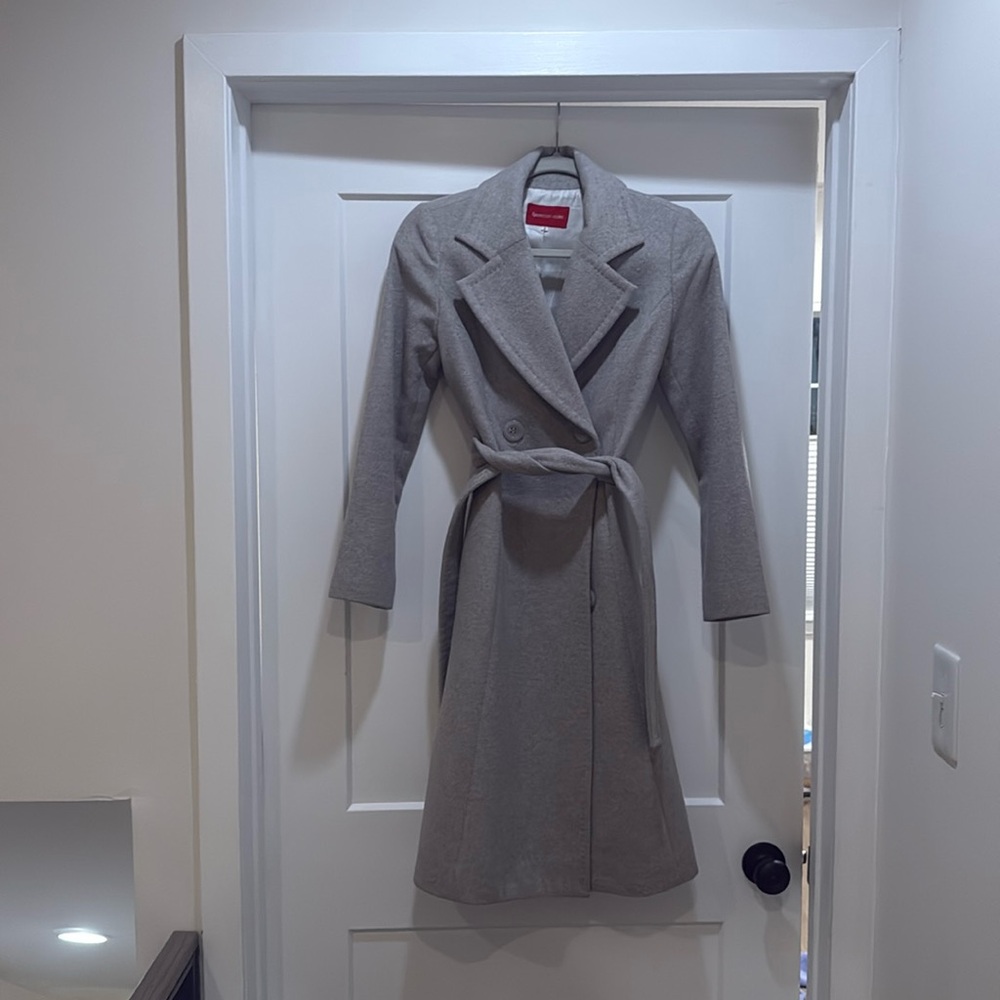 Apuweiser-riche heathered gray coat Japanese